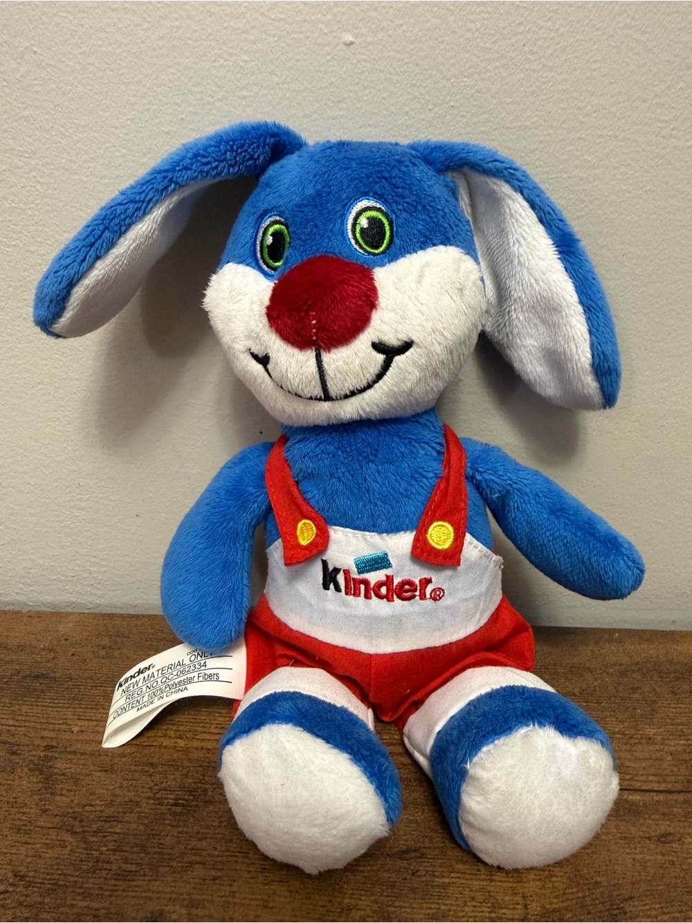 Kinder Surprise Blue Bunny plush